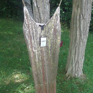 NWT Forever 21 gold sequin dress